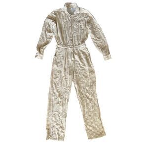 MAURIE & EVE WOMENS PLAID JUMPSUIT SIZE 6